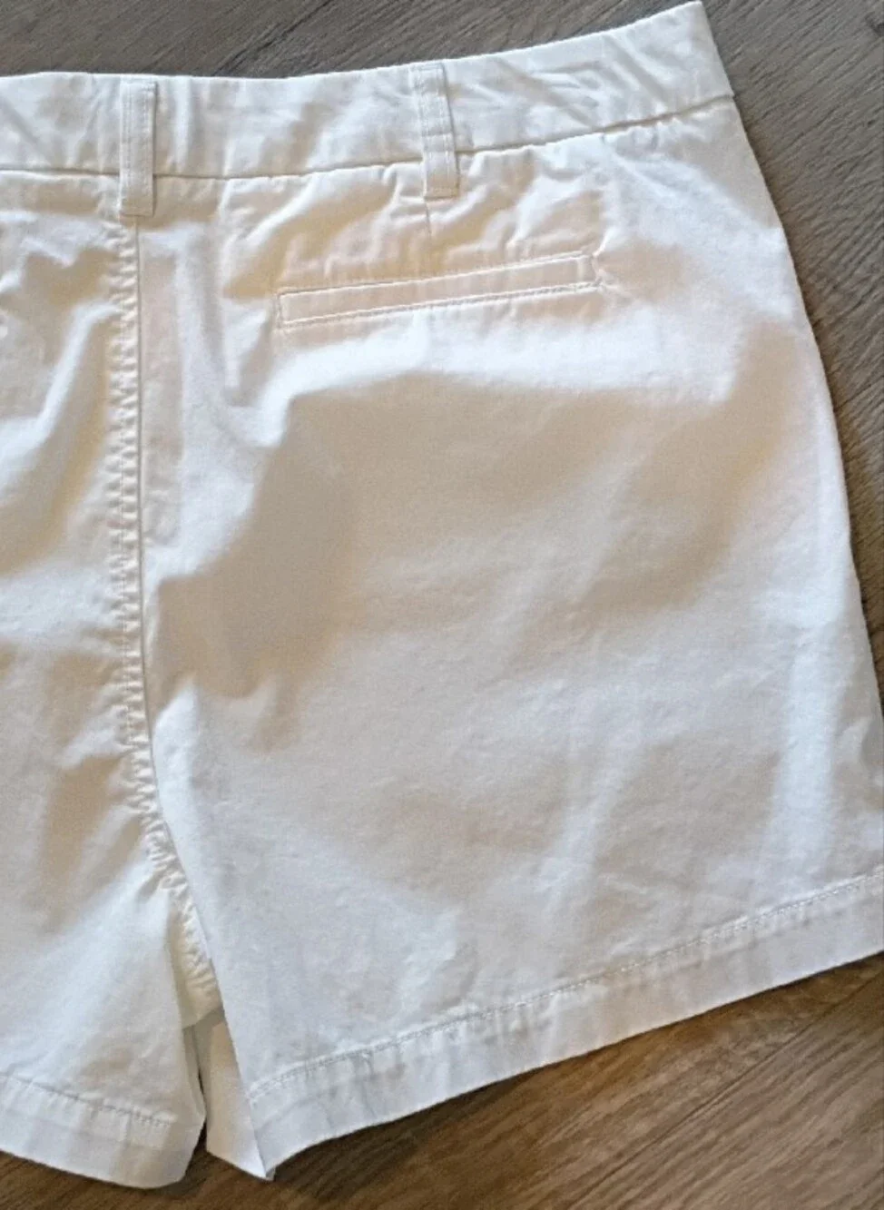 Quince Cotton Chino Ivory Shorts Sz 14 Casual Shorts